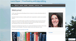 Desktop Screenshot of lauraripperproofreading.com