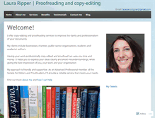 Tablet Screenshot of lauraripperproofreading.com